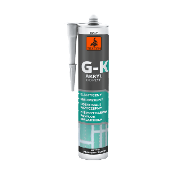 Akrilas G-K plokštėms BALTAS 280ml Dragon