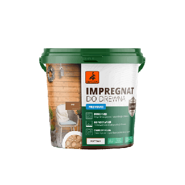 Premium Akrilinis Medienos Impregnantas ąžuolas 1L Dragon