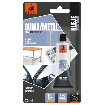 Klej do gumy i metalu 20ml Dragon