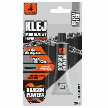 Montavimo klijai Dragon Power hibridinis polimeras bespalviai 20g Dragon