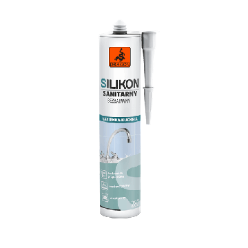 Sanitarinis Silikonas bespalviai 280ml Dragon