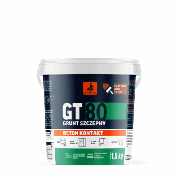 Grunt szczepny betonkontakt raudono oksido spalvos 1,5kg Dragon