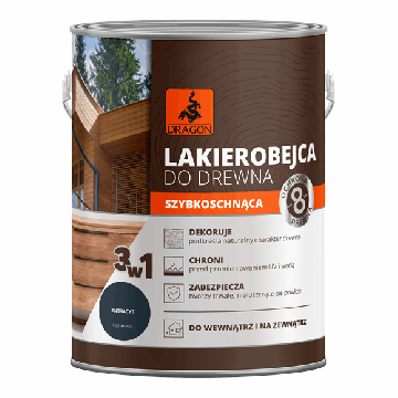 Greitai Džiūstantis Lakas Medienai antracito 2,5L