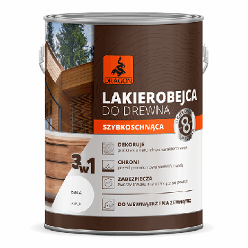 Greitai Džiūstantis Lakas Medienai pilka 2,5L Dragon