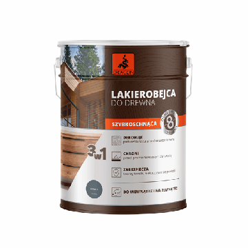 Greitai Džiūstantis Lakas Medienai antracito 5L