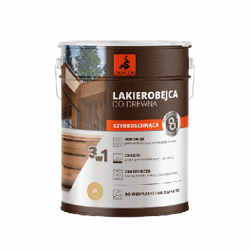 Greitai Džiūstantis Lakas Medienai šviesaus ąžuolo spalva 5L