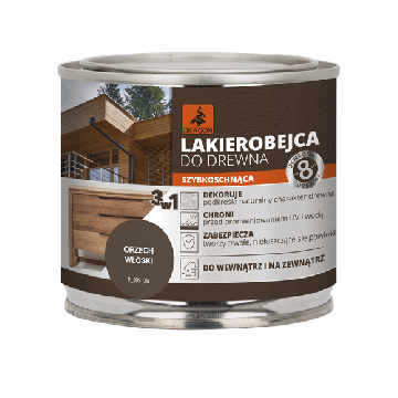 Greitai Džiūstantis Lakas Medienai riešutas 200ml