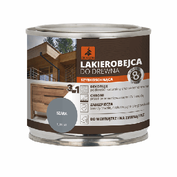 Greitai Džiūstantis Lakas Medienai pilka 200ml