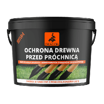 Priemonė Apsauganti Medieną Nuo Irimo juoda 3kg Dragon