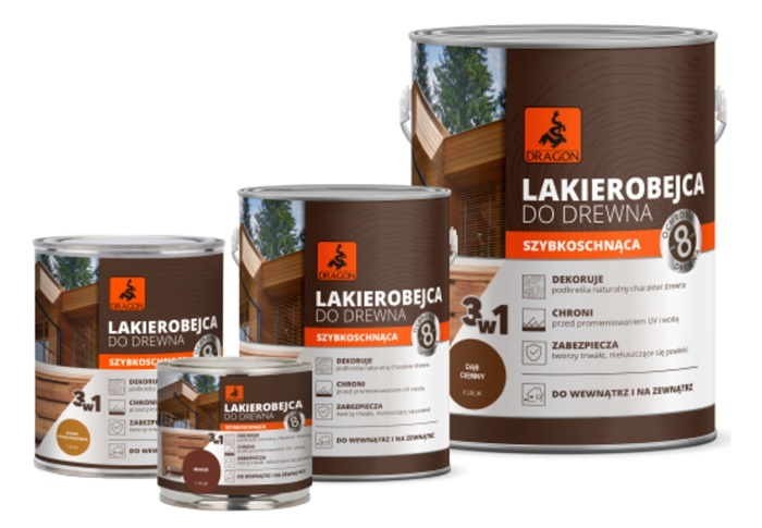 Lakierobejce Dragon – produkty do dekoracyjnej i ochronnej impregnacji drewna